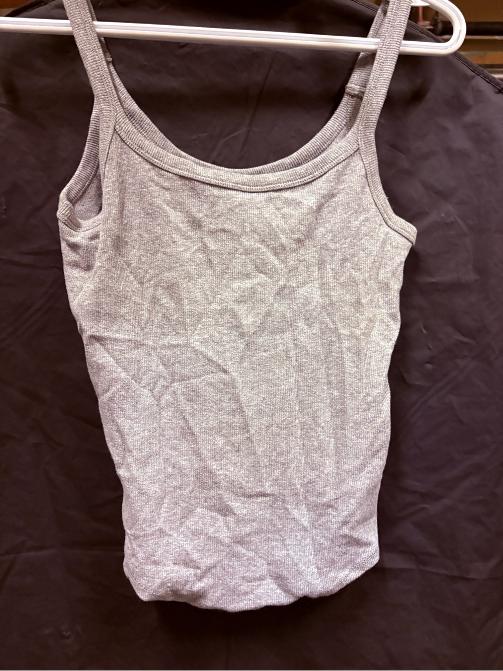 Kasics KGMTL influencer Classic Ribbed Tank Top - Gray
